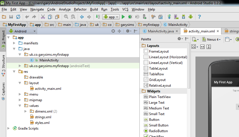 image1 Android Studio App Development
