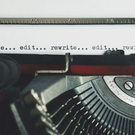 rewrite edit text on a typewriter