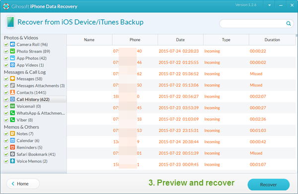 preview and recover iphone data preview and recover iphone data