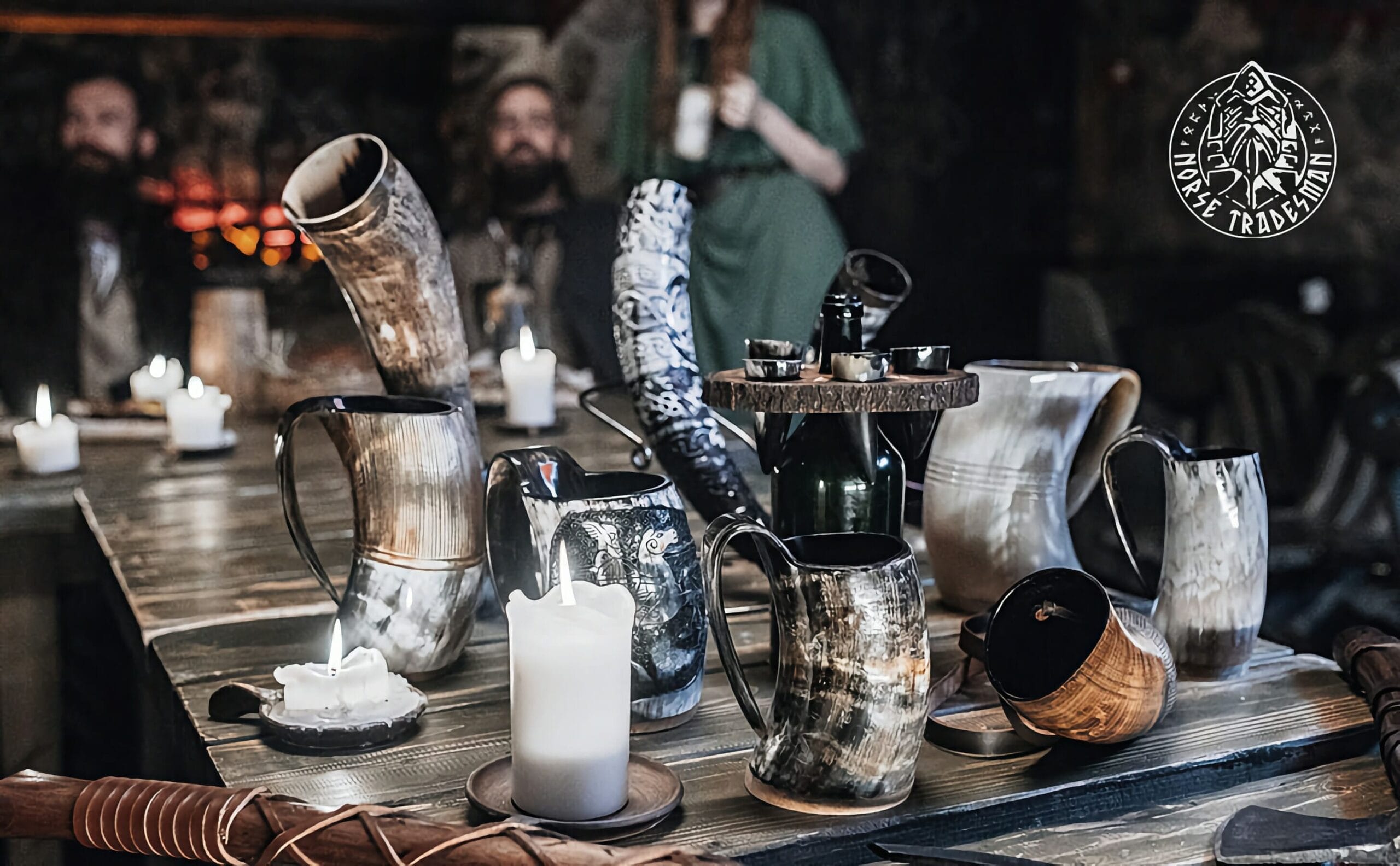 viking drinking horns