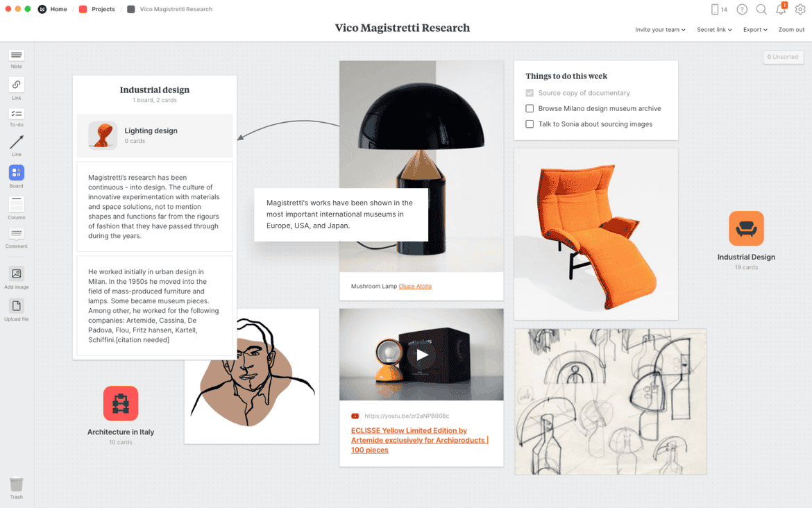 Milanote - Best Productivity Apps to Improve Your Writing Skills