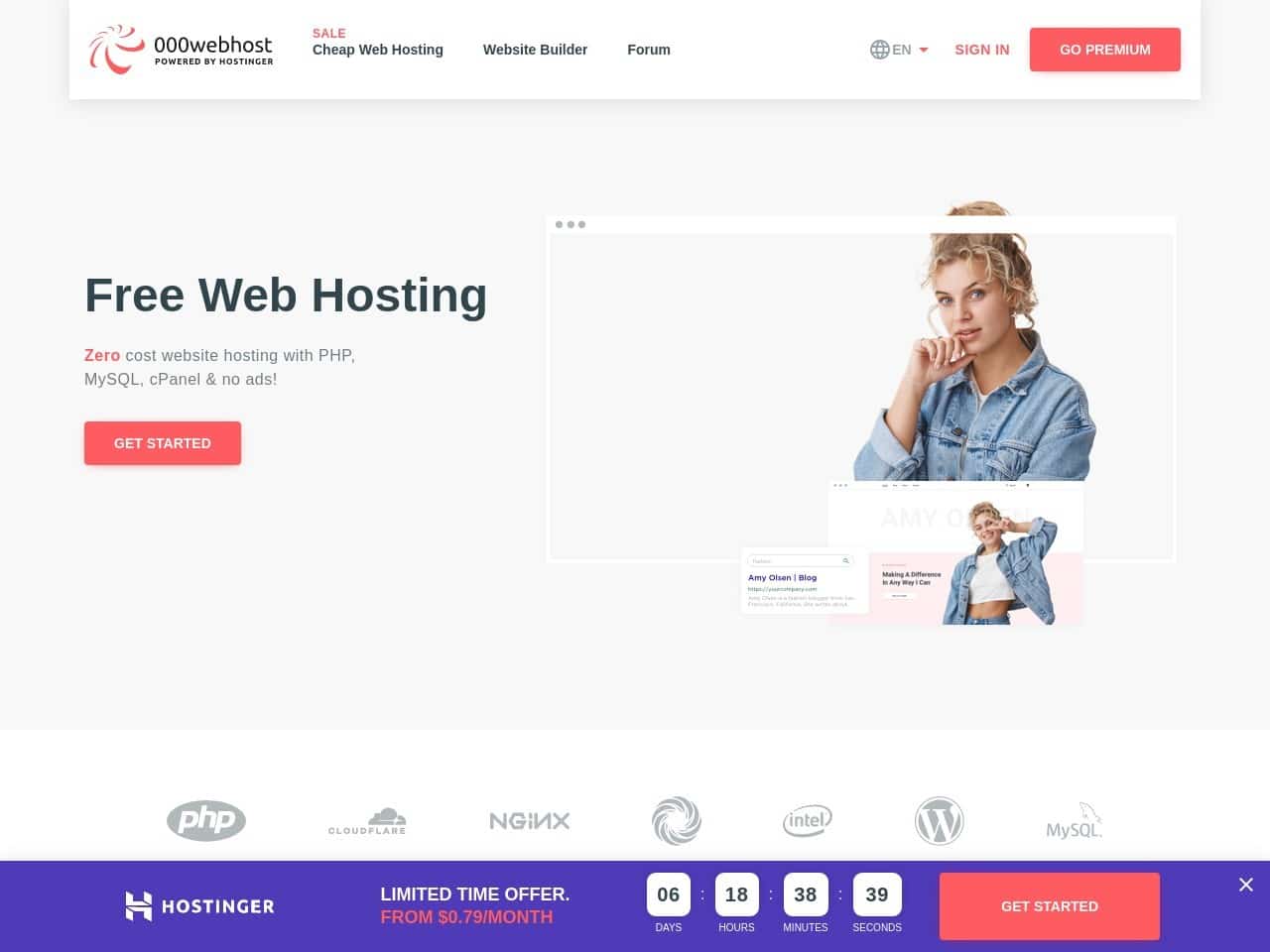 000webhost homepage