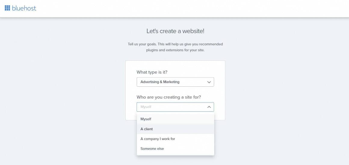 Create a Business Website with Bluehost and WordPress Step 11