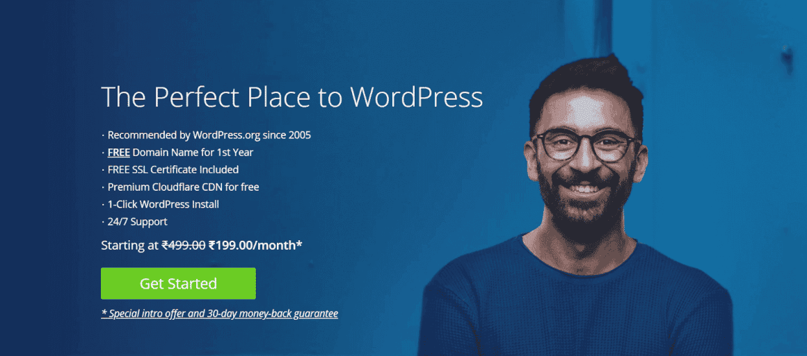 Create a Business Website with Bluehost and WordPress Step 1