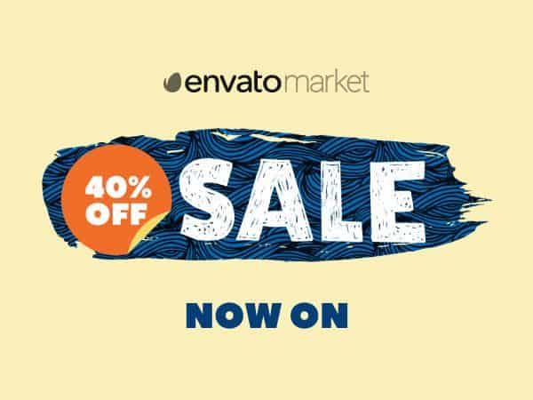 Envato March Sale 2021 is here! Flat 40% off on Select Products