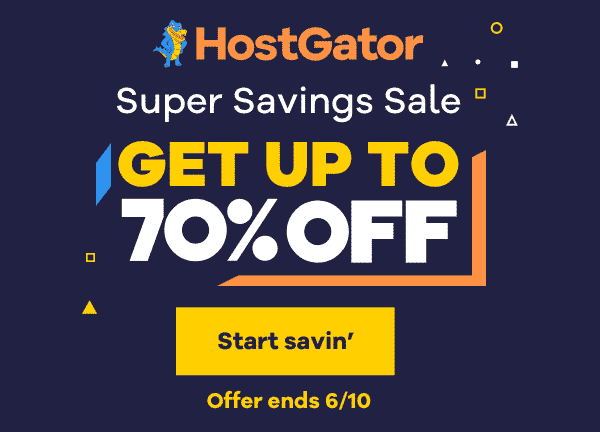 Hostgator super saving sale - hostgator coupon