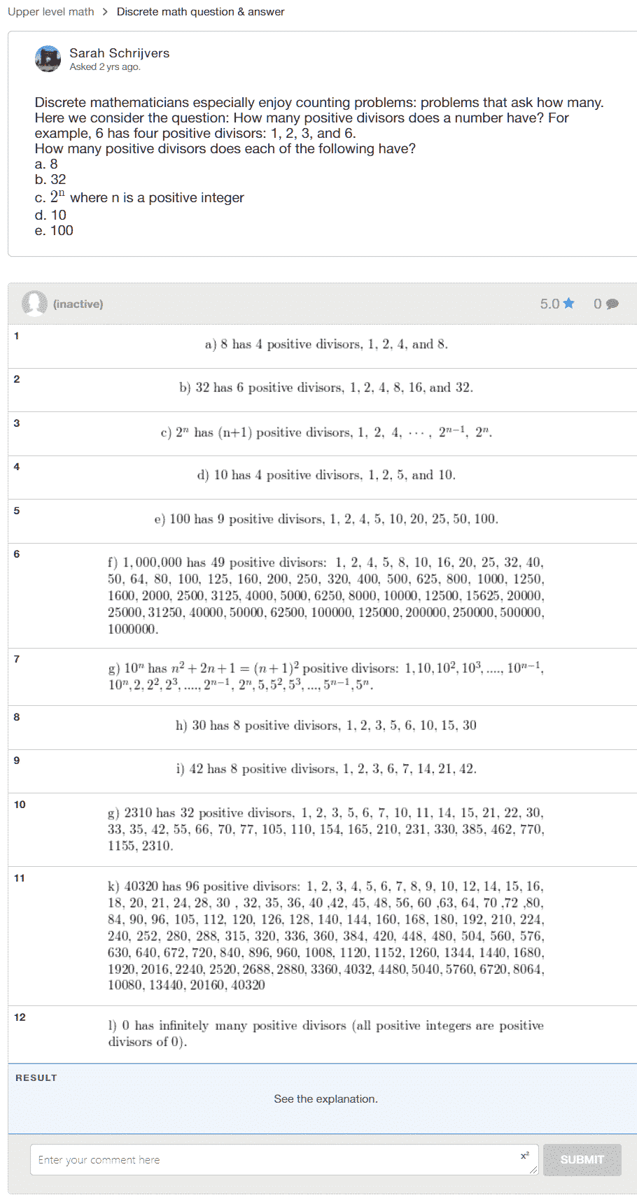 www.slader.com discussion question discrete mathematicians especially enjoy counting problems problems that ask how many here we consid