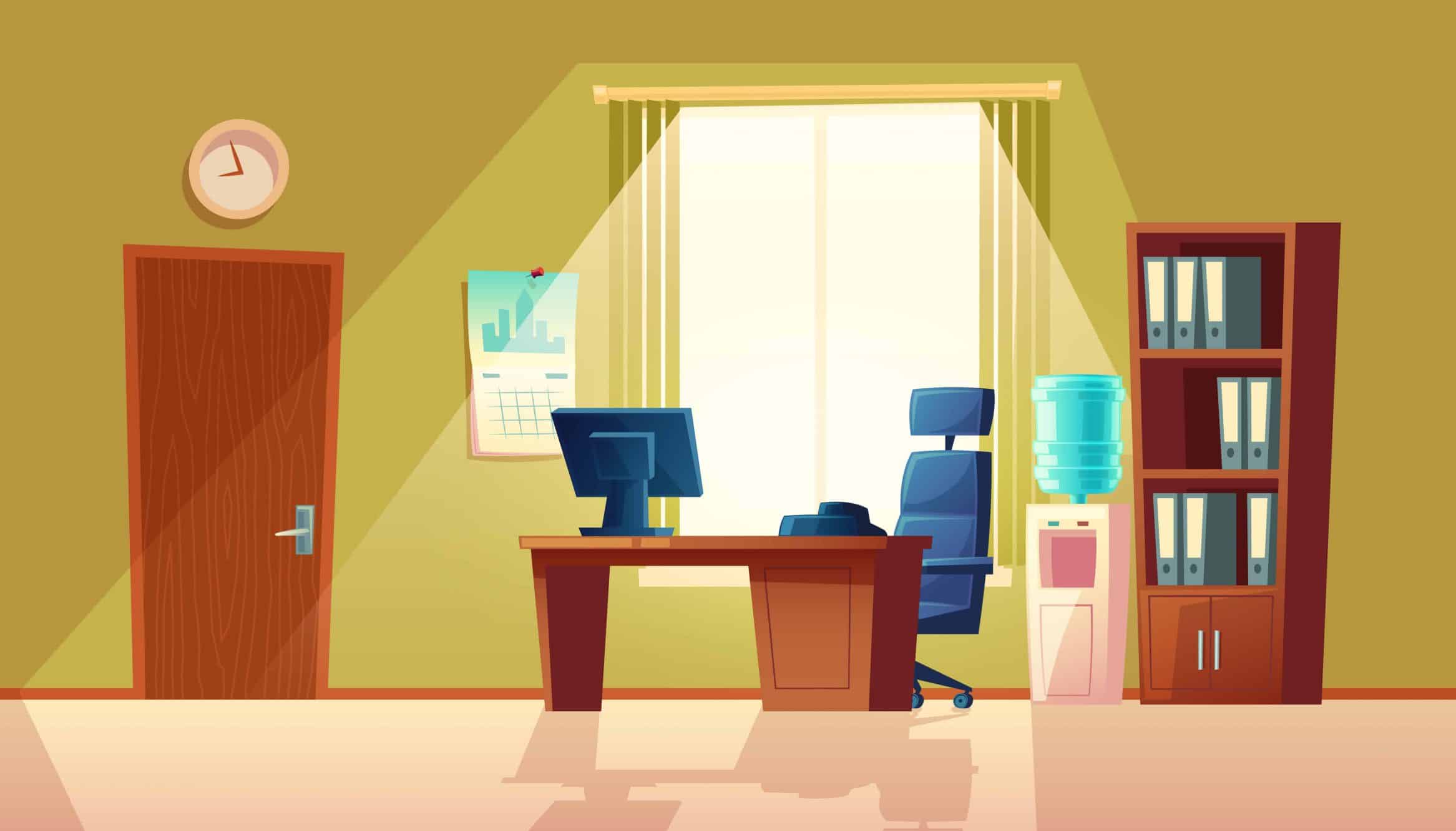 home office setup workspace