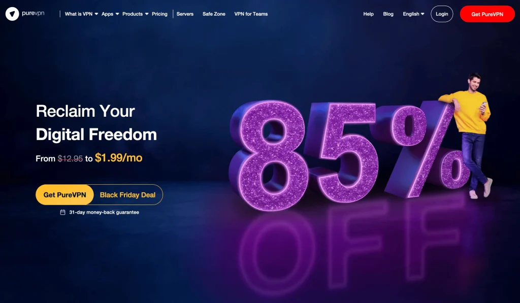 PureVPN Secure Reliable and Lightning Fast VPN Service