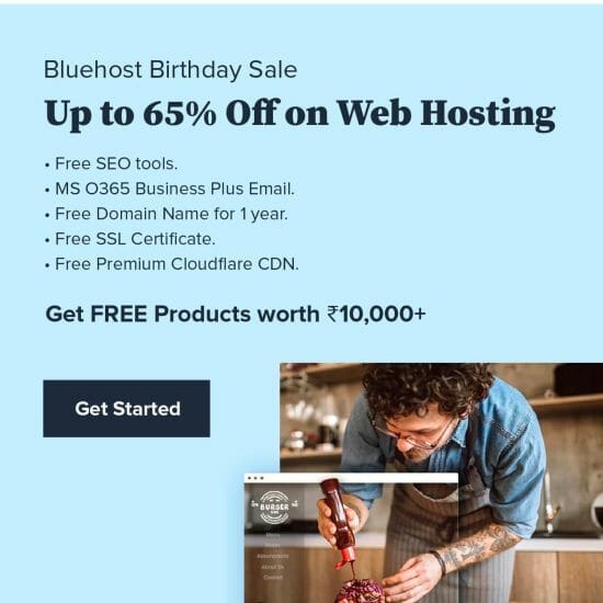 Bluehost Birthday Sale