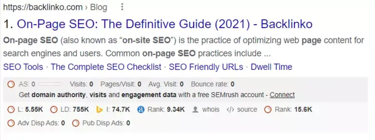 on page seo guide backlinko guide blog post description