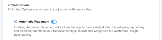 select automatic placement 1 1