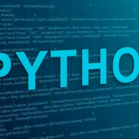 python programming code abstract technology background
