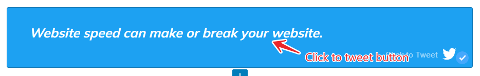 Add click to tweet button to get more social shares