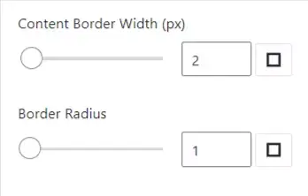 border radius and border width=