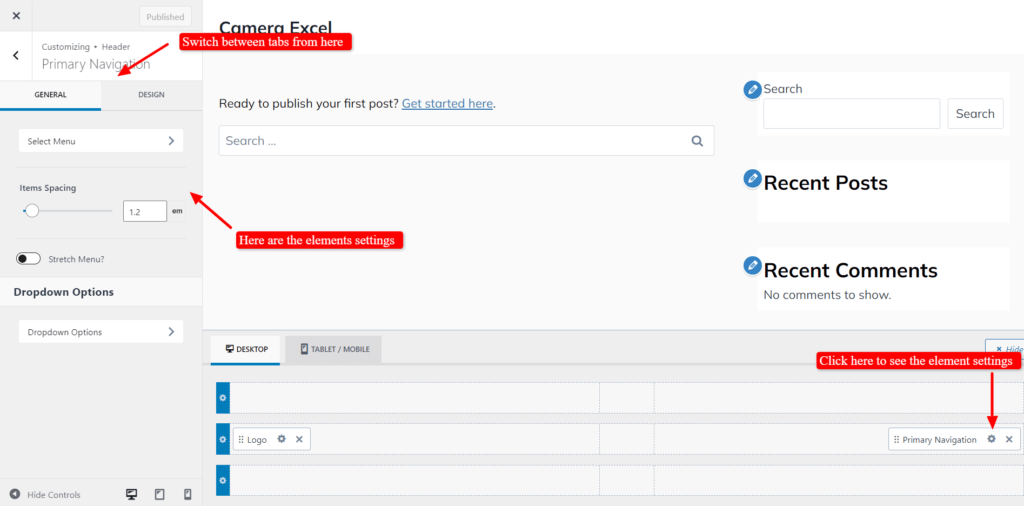 element settings in header builder kadence 1024x506 1