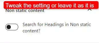 non static content option 1