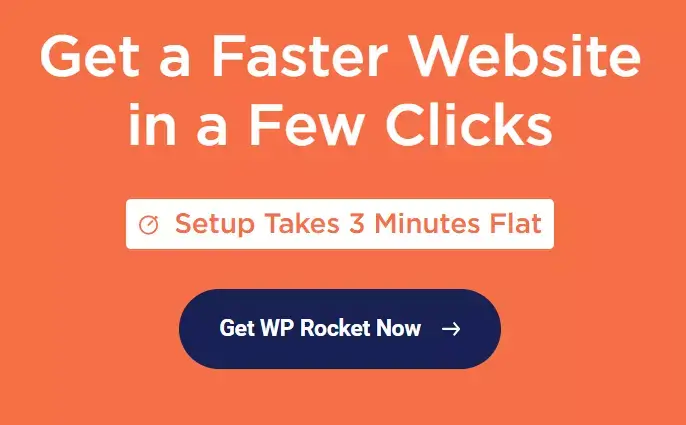 WP Rocket settings