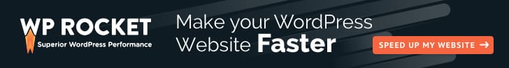 WP Rocket banner