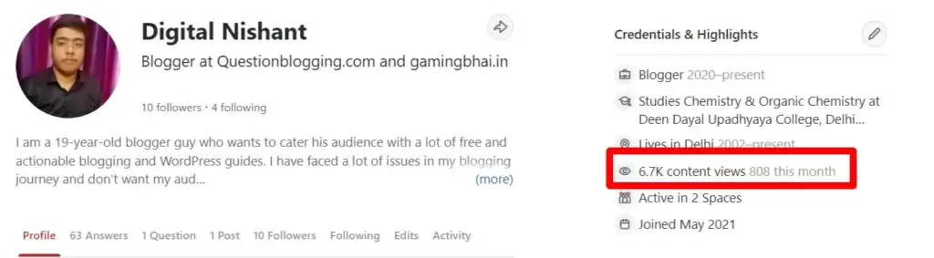 Drive blog traffic from Quora