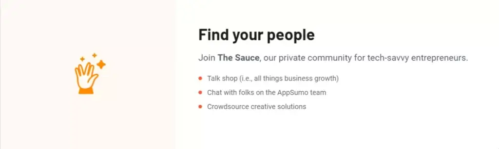 AppSumo Plus community