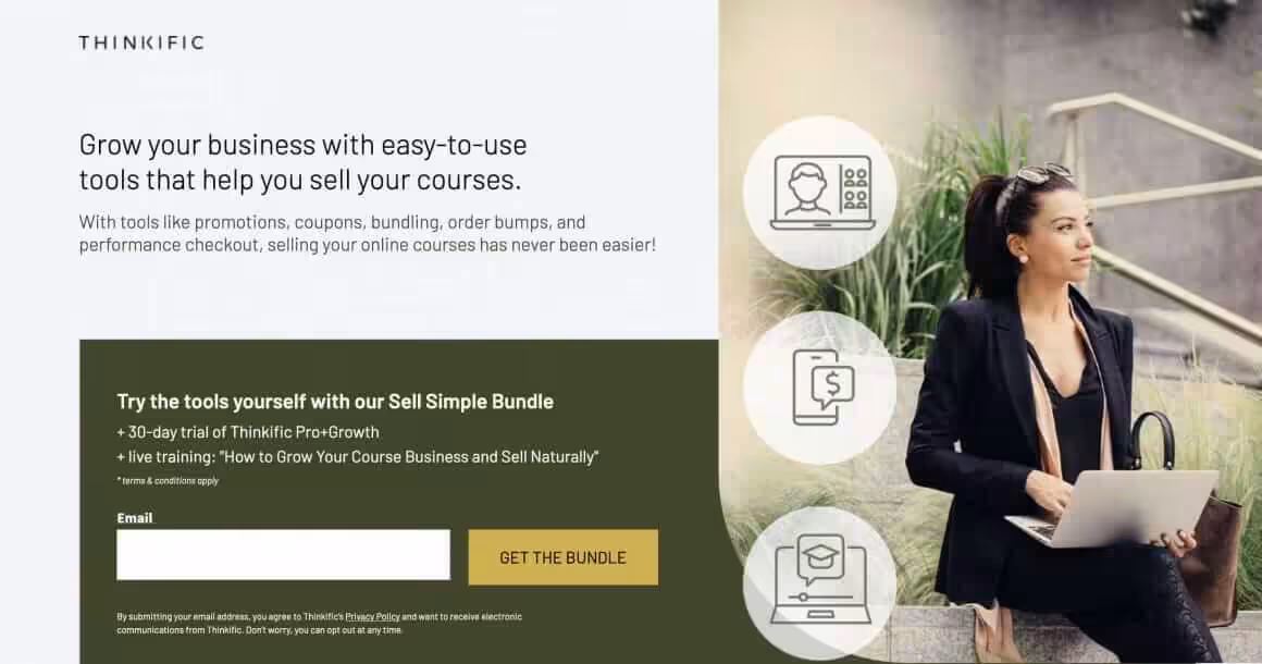 thinkific review banner