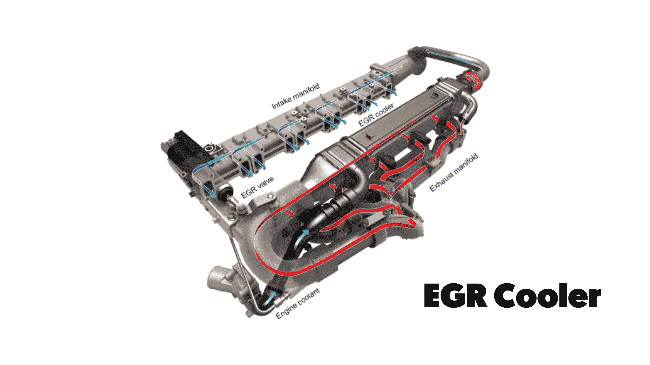 egr cooler structure