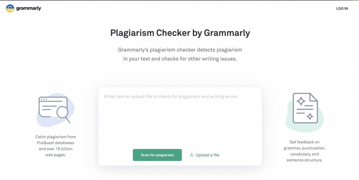 grammarly plagiarism checker