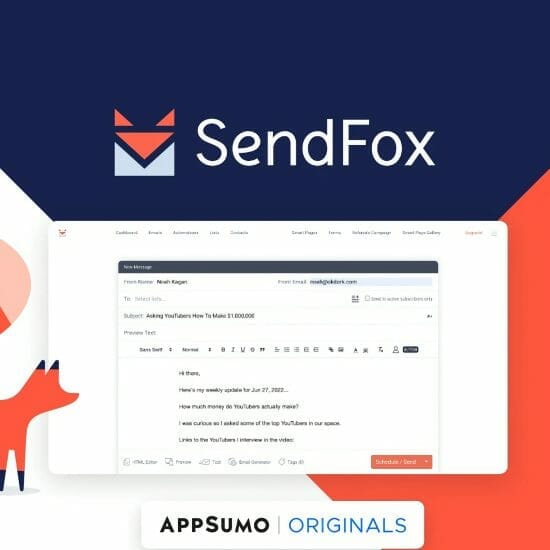 sendfox banner