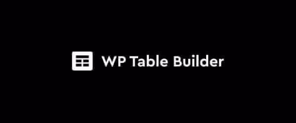 WP Table Builder