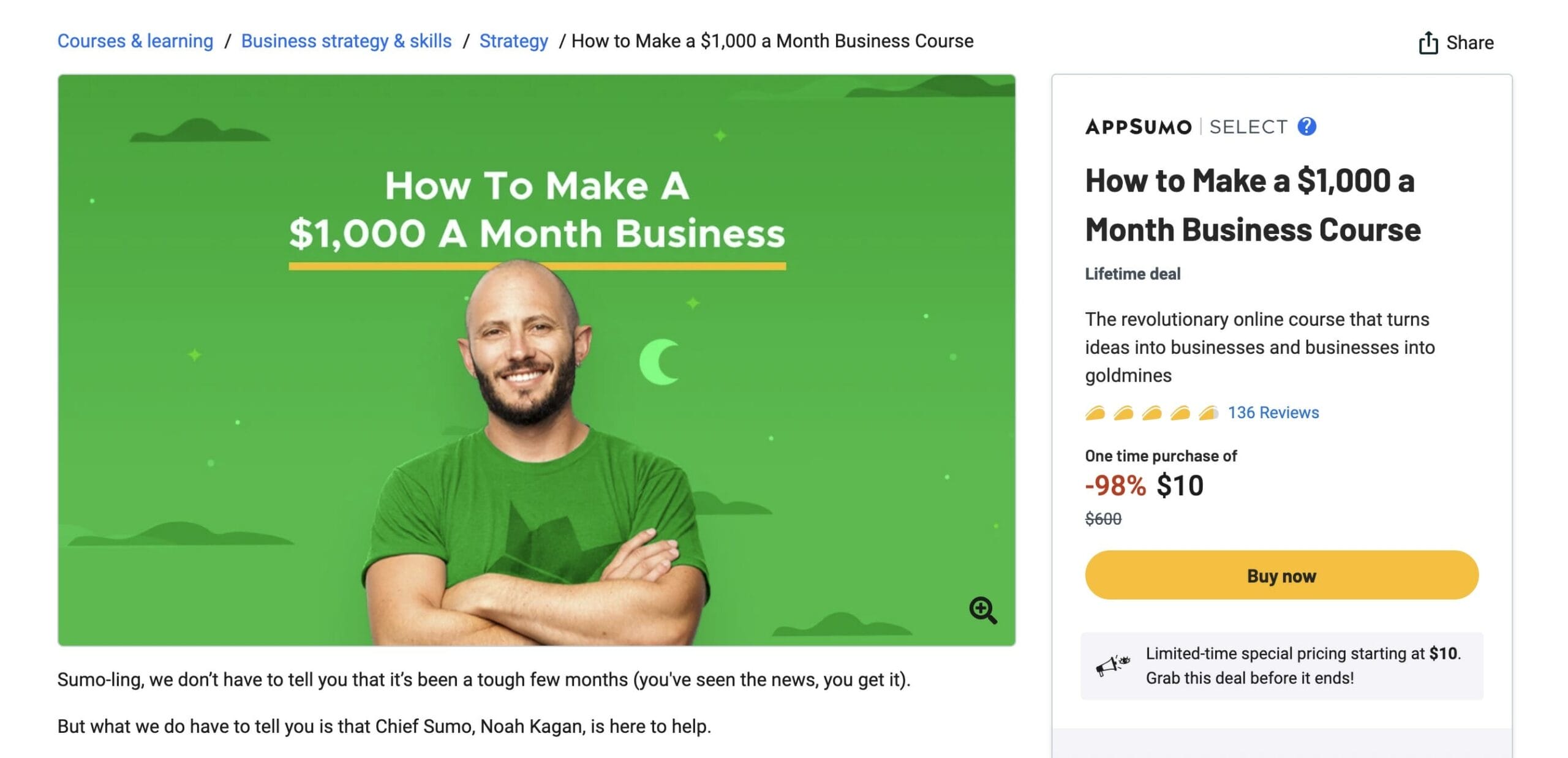 1000 a Month Business Course Screen scaled