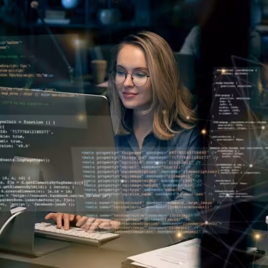 html css collage concept with person