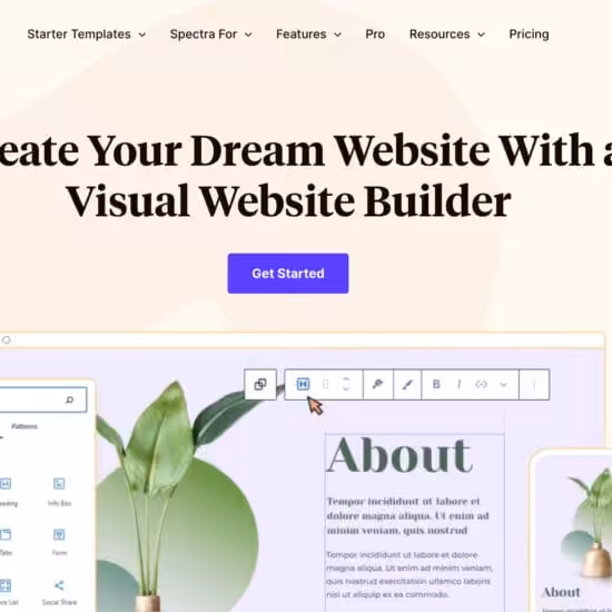 Spectra-–-Free-WordPress-Page-Builder-WordPress-Builder-Plugin