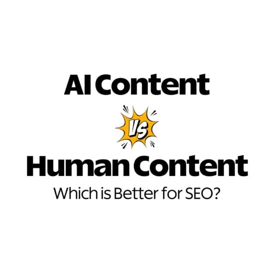 AI Content vs Human Content Banner