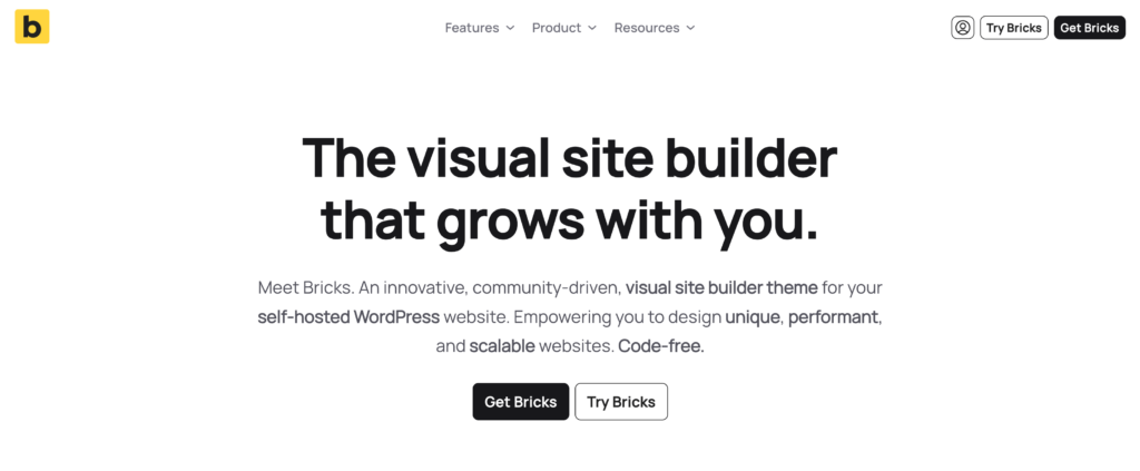 Bricks – Visual Site Builder for WordPress