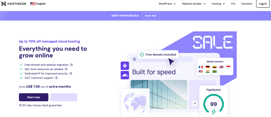 Managed cloud hosting 4X more speed 99.9 uptime