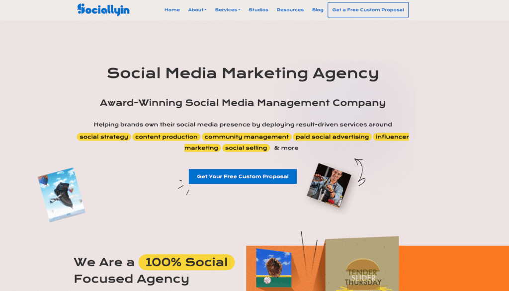 Social Media Marketing Agency Sociallyin Social Media Management Company2025