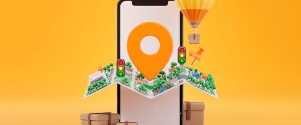 optimized delivery routes illustration