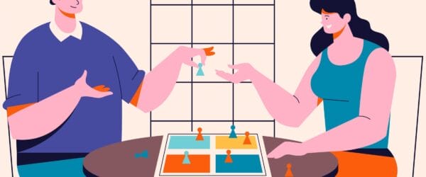 playing ludo