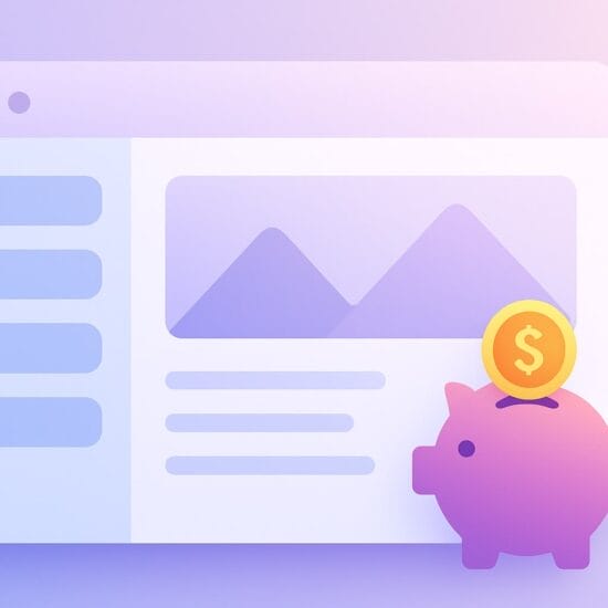 building website saving money