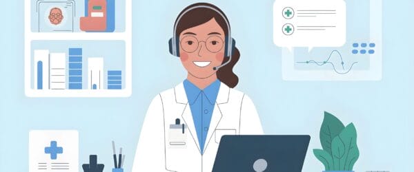 image of virtual medical receptionist