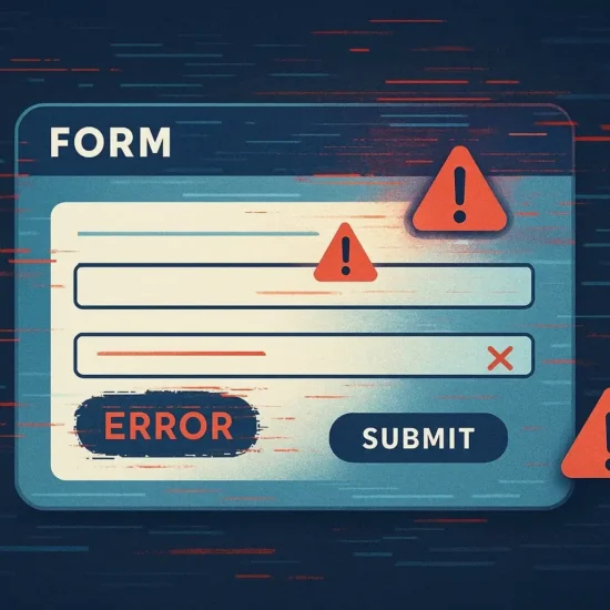 broken faulty forms