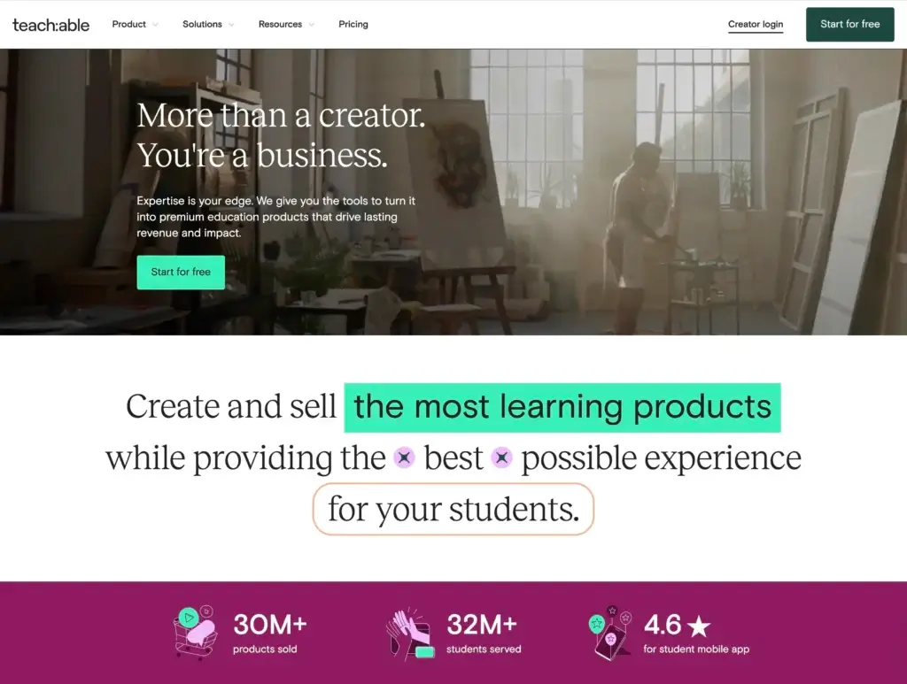 Create and Sell Anything with Teachable2025