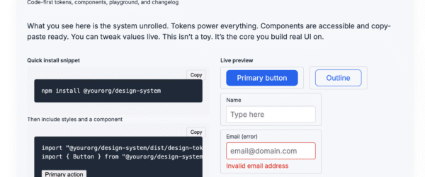 Building Design Systems That Actually Get Used