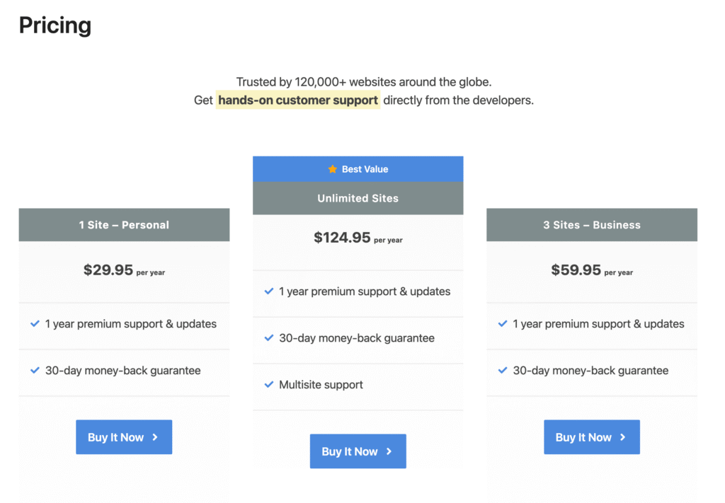 perfmatters pricing