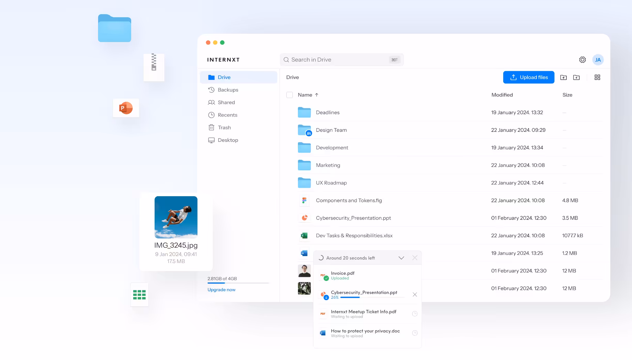Internxt — Say Hi to Privacy2025