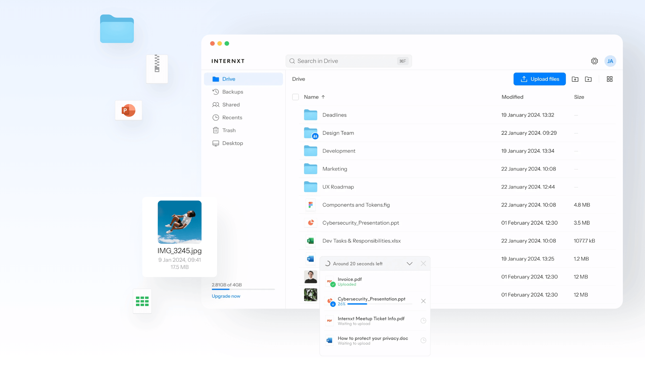 Internxt — Say Hi to Privacy2025