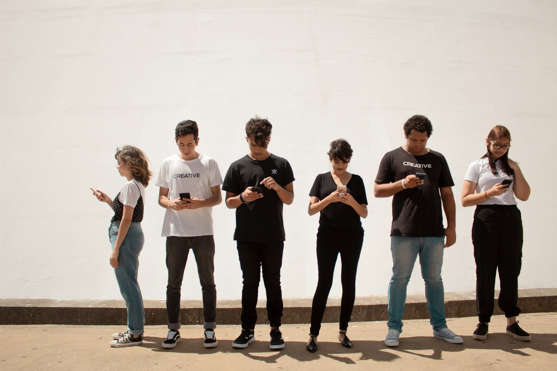 using smartphones