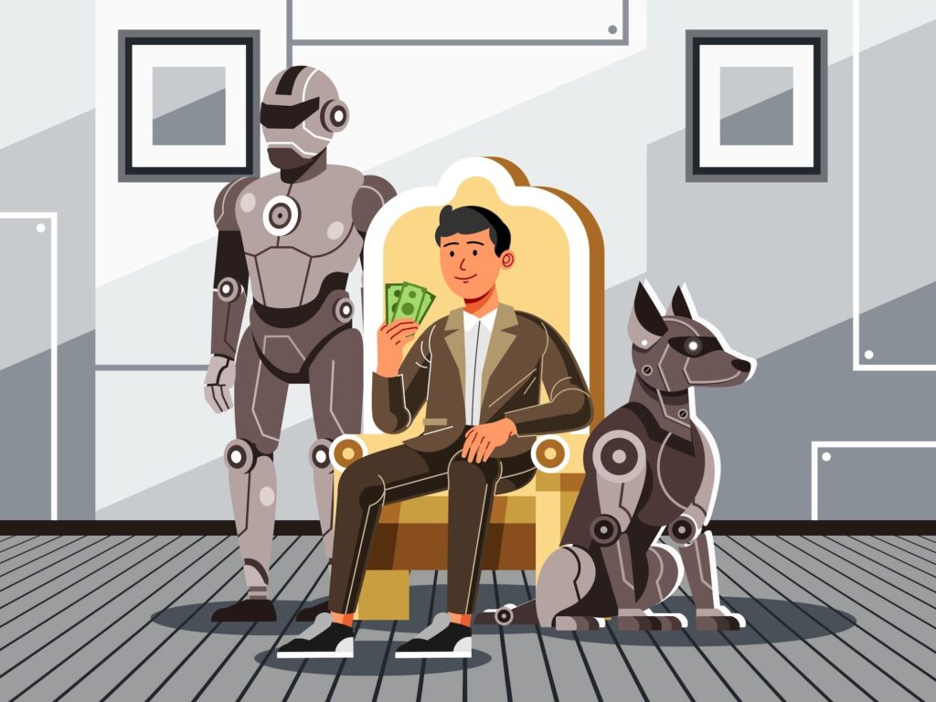 man robots