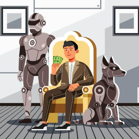 man robots